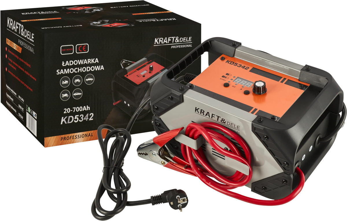 Prostownik z rozruchem 20-700Ah 12/24V 85A KD5342 4