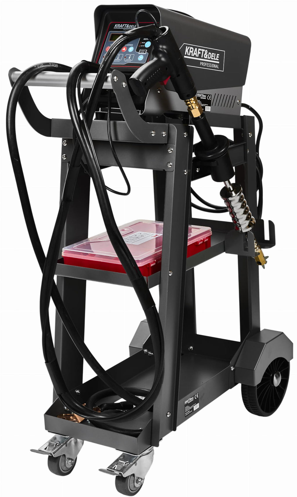 Spotter Caroserii Auto, cu Accesorii si Carucior, 4000A, Kraft&Dele KD5997_2