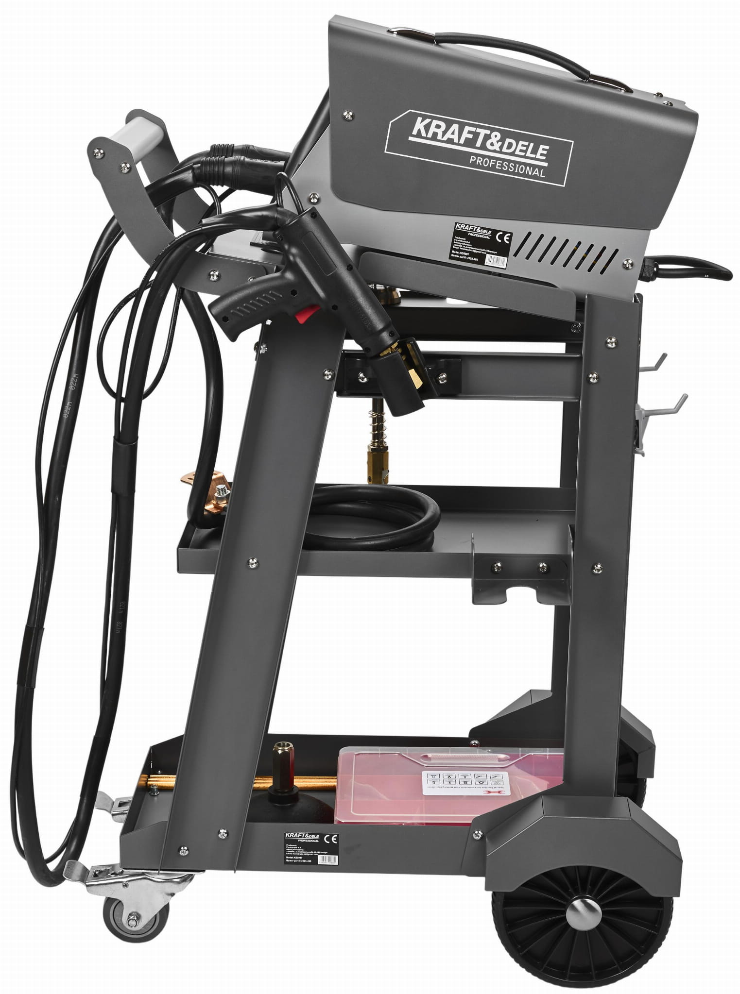 Spotter Caroserii Auto, cu Accesorii si Carucior, 4000A, Kraft&Dele KD5997_2