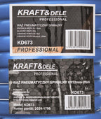 Furtun Pneumatic 5x12mm 20m, Kraft&Dele KD673