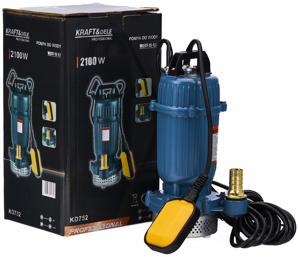 Apa Murdara Pompa 1600W, 12.5m3/h, Submersibila, cu Flotor, Kraft&Dele KD752