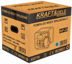Motopompa Apa 5.5cp, 2 " , 660l/min, Kraft&Dele KD770