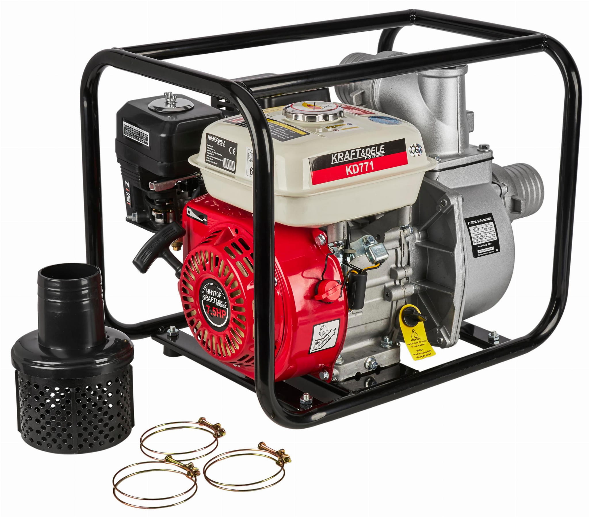 Motopompa Apa 6.5cp, 3 " , 1000l/min, Kraft&Dele KD771