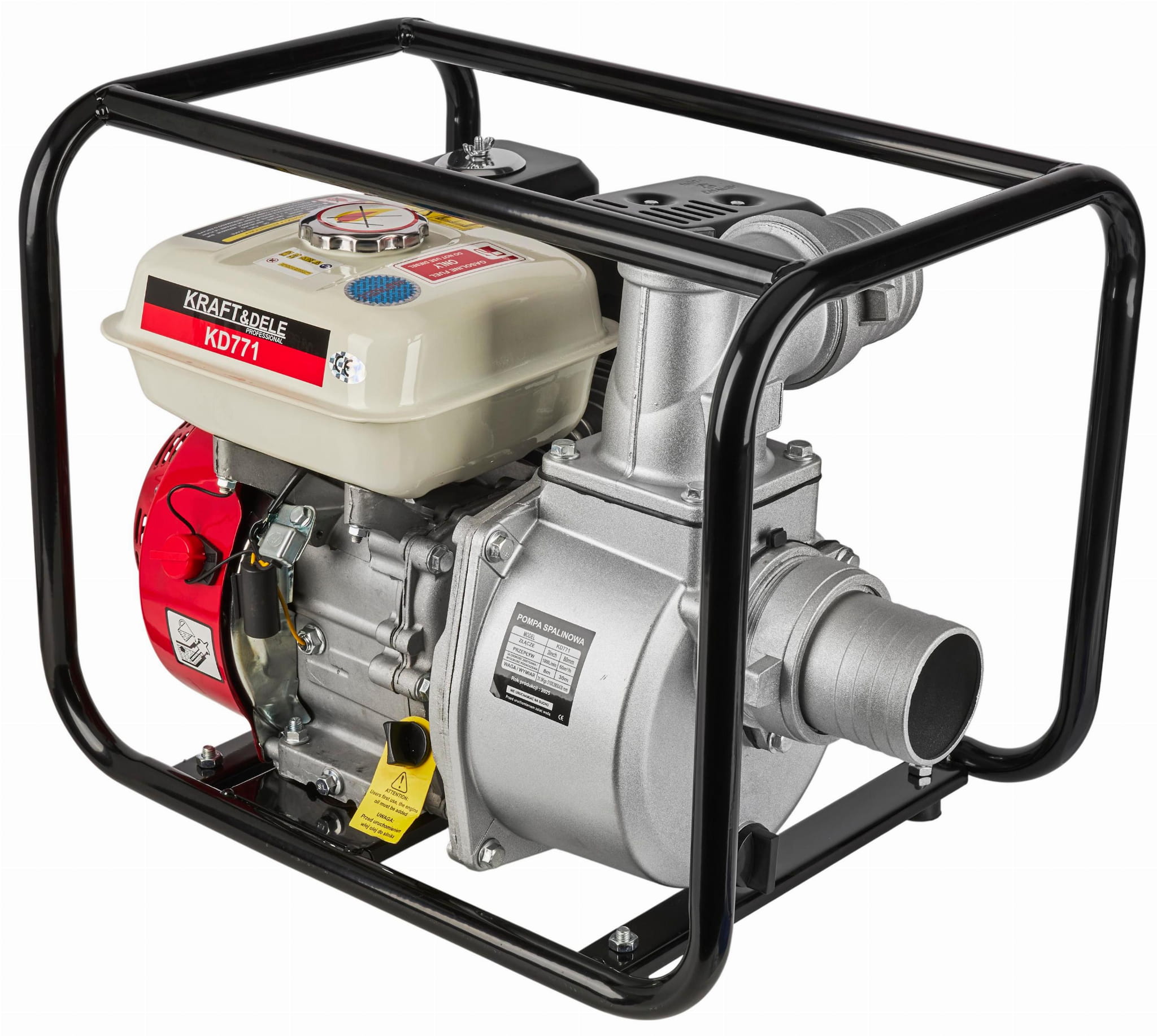 Motopompa Apa 6.5cp, 3 " , 1000l/min, Kraft&Dele KD771