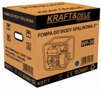Motopompa Apa 6.5cp, 3 " , 1000l/min, Kraft&Dele KD771