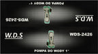 Pompa pentru Apa 2200W 1" 15000l/h + Plutitor, Kraft&Dele WDS2426