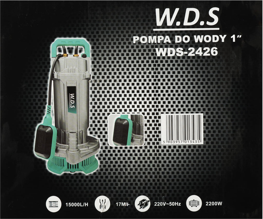 Pompa pentru Apa 2200W 1" 15000l/h + Plutitor, Kraft&Dele WDS2426