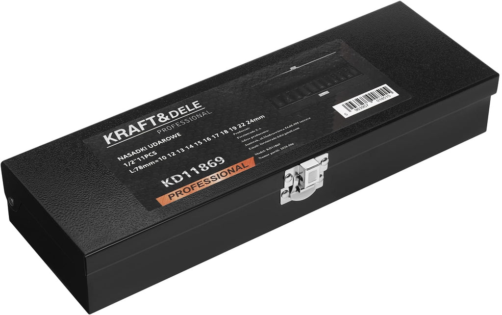 Chei Tubulare de Impact 1/2" 11 Buc, Kraft&Dele KD11869
