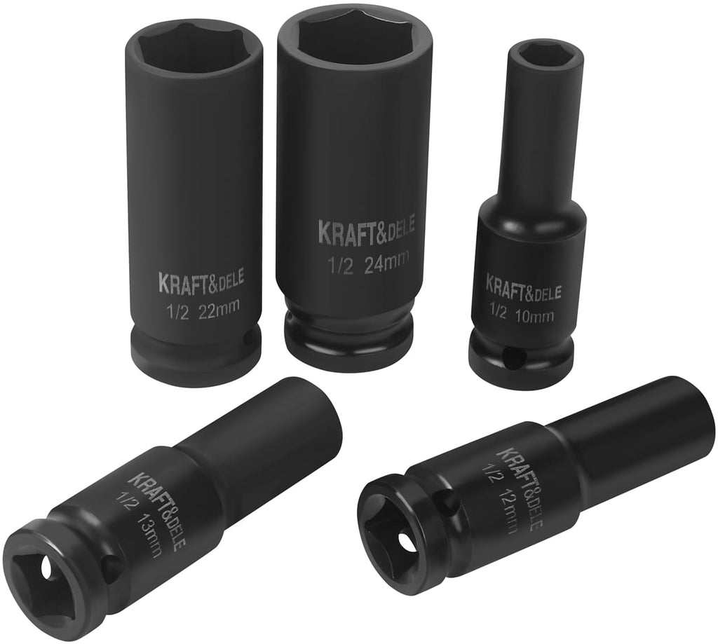 Chei Tubulare de Impact 1/2" 11 Buc, Kraft&Dele KD11869