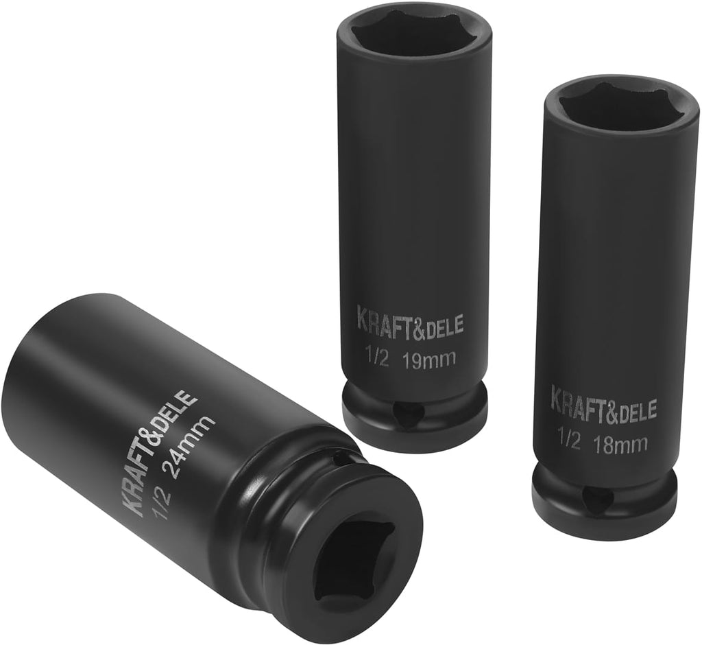 Chei Tubulare de Impact 1/2" 11 Buc, Kraft&Dele KD11869