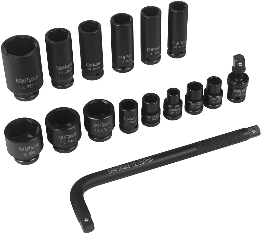 Tubulare de Impact 16 Bucati, Kraft&Dele KD11762