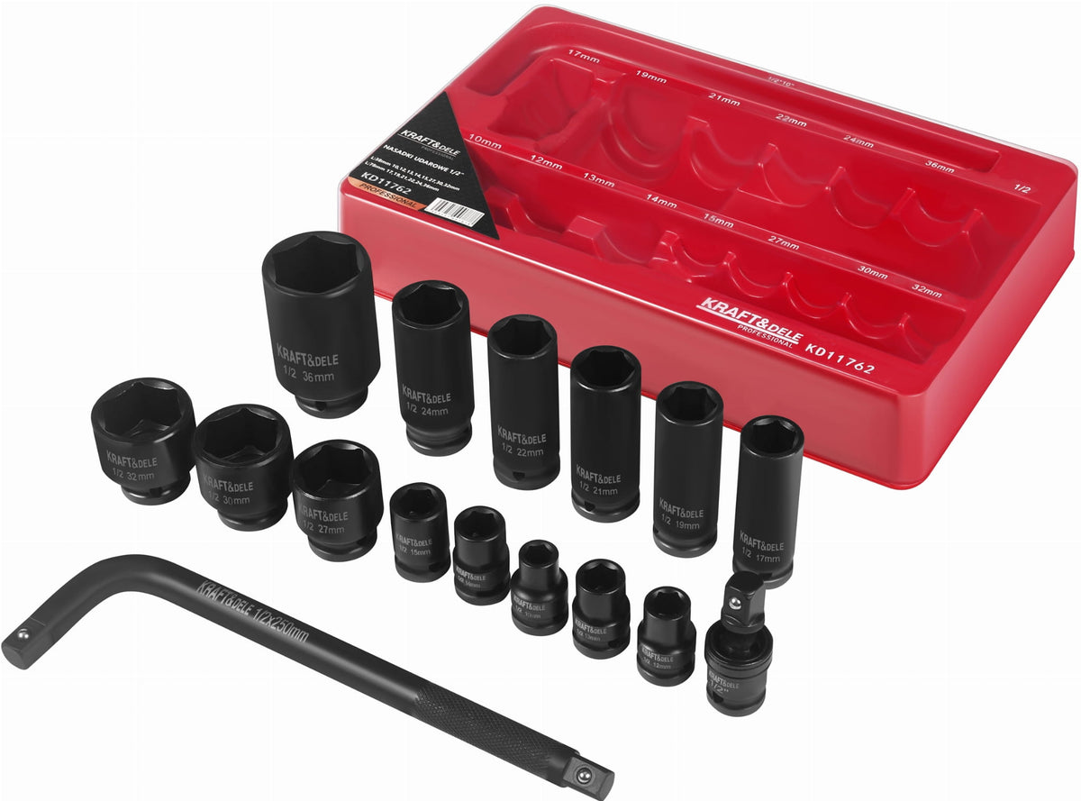 Tubulare de Impact 16 Bucati, Kraft&Dele KD11762