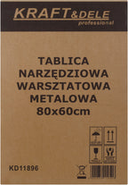 TABLICA NARZĘDZIOWA WARSZTATOWA METALOWA 80x60cm KD11896 21