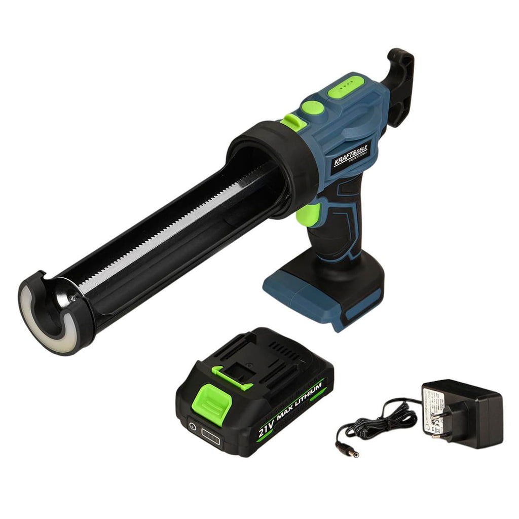 Pistol Electric Silicon 21V 2500mAh 300ml 95mm/min, Kraft&Dele KD5482