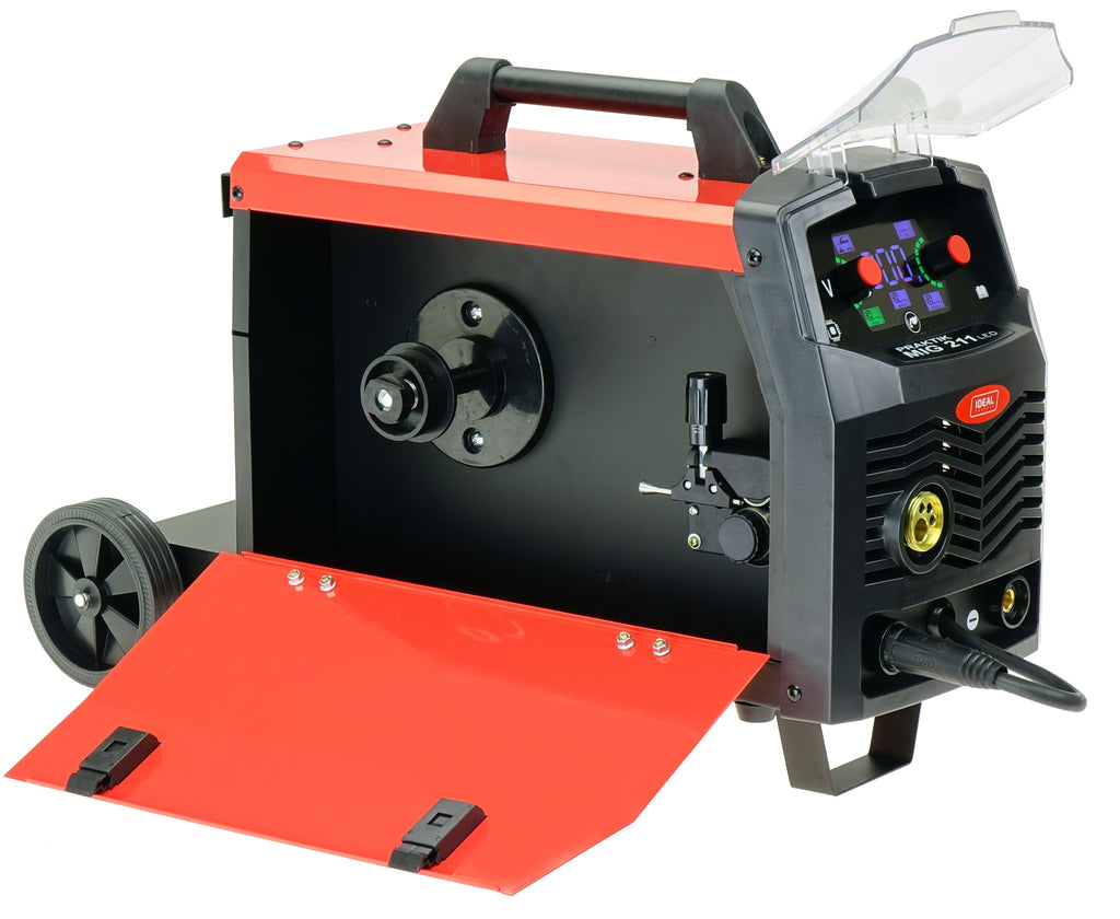 Aparat de Sudura Invertor MIG/MAG 211A Synergic, PRAKTIK MIG211SLED B-PMIG211SLED