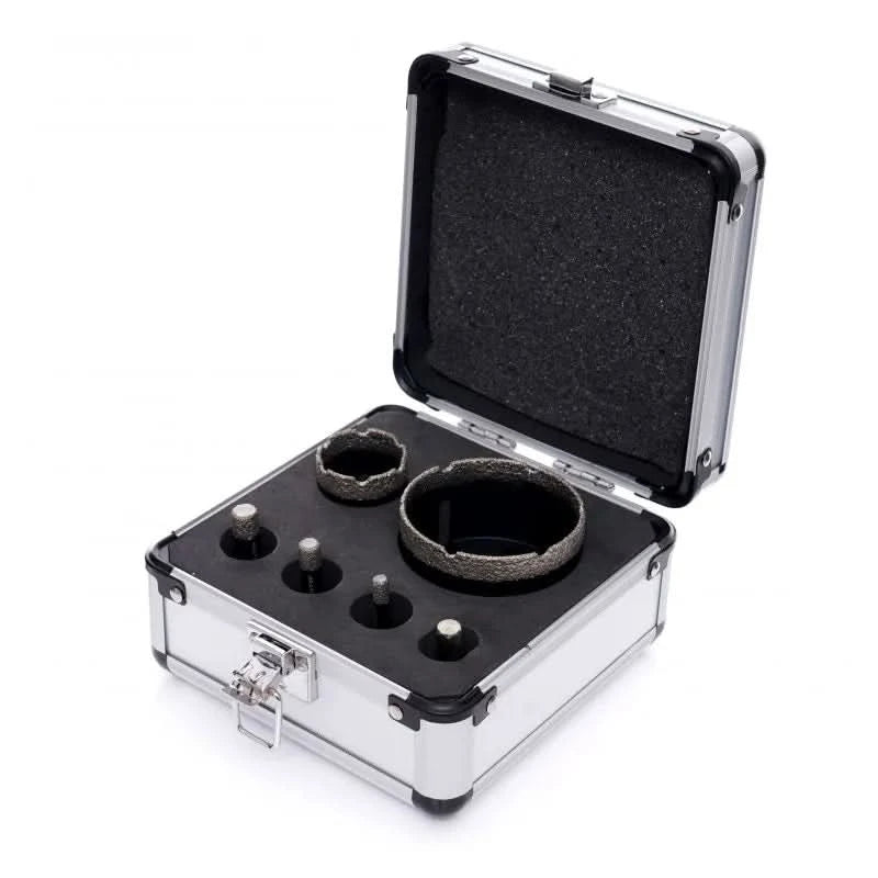 Set carote diamantate in valiza M14 6 , 8 , 10 , 35 , 68 , 5 buc, Kraft&Dele KD11226