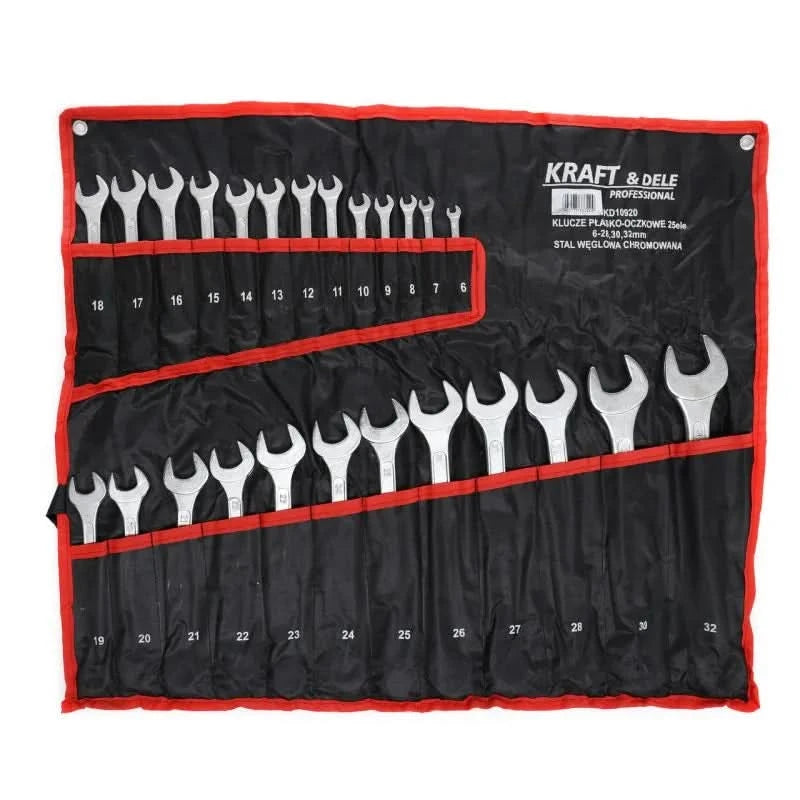 Set de chei combinate, 25 piese 6-32MM , Kraft&Dele KD10920