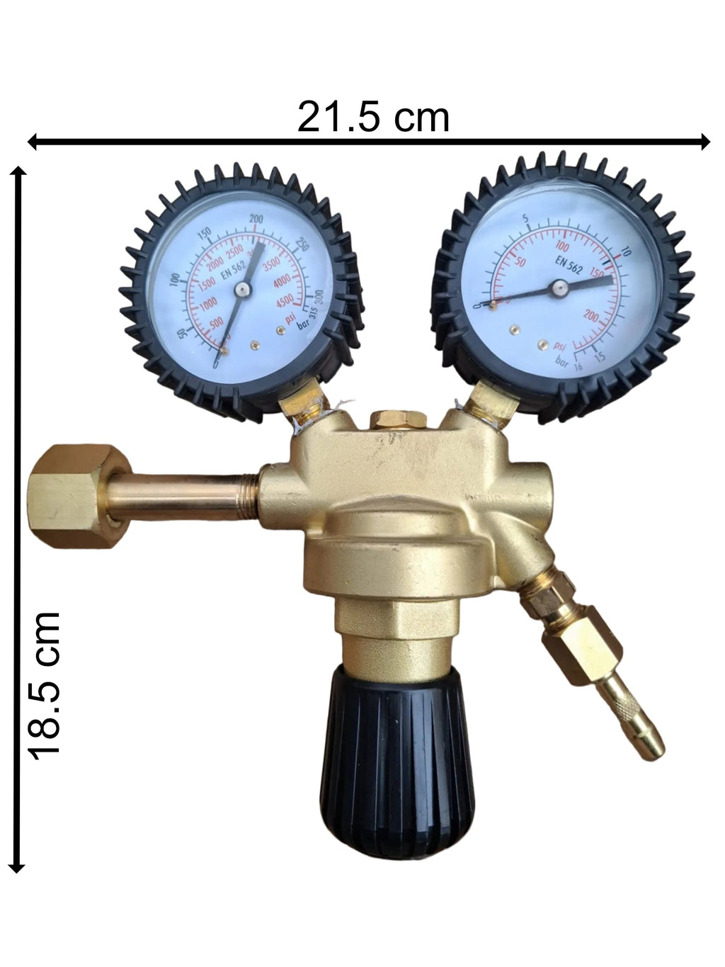 Reductor de presiune CO2 ,Argon, Corgon, 315bar, 31l/min Pylon PYL120