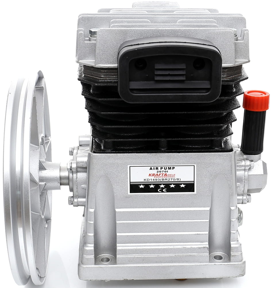 Cap Compresor de Aer 3kW 2 Pistoane, Kraft&Dele KD1493