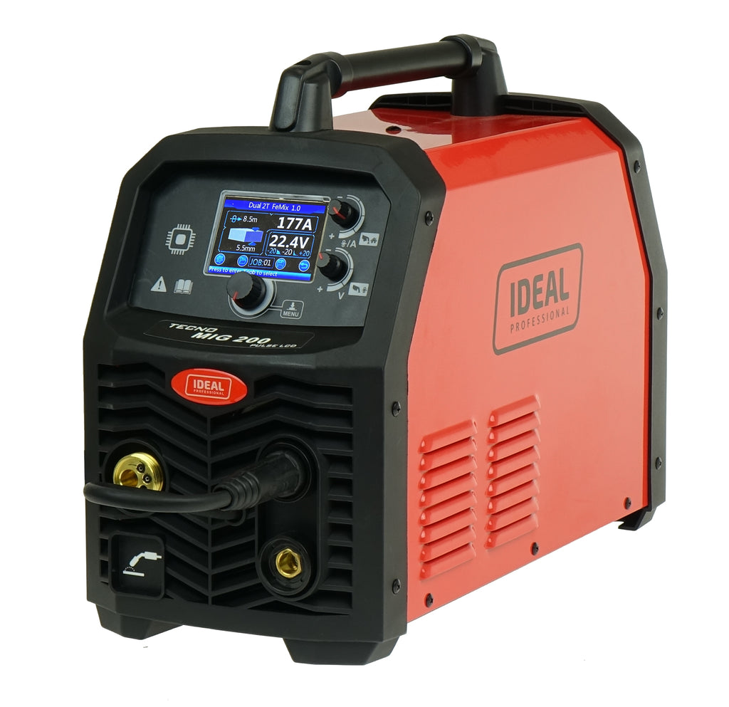 Aparat de sudura profesional dublu puls aluminiu MIG MAG TIG MMA 4x4 Technomig TMIG200P - imaginea 4