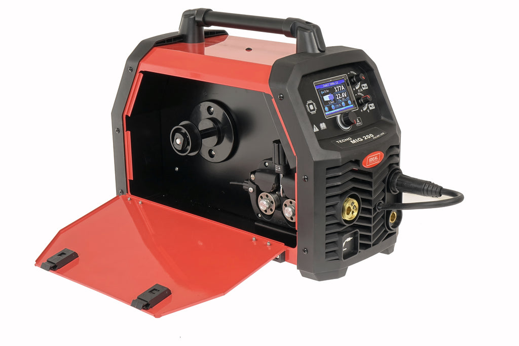 Aparat de sudura profesional dublu puls aluminiu MIG MAG TIG MMA 4x4 Technomig TMIG200P - imaginea 6