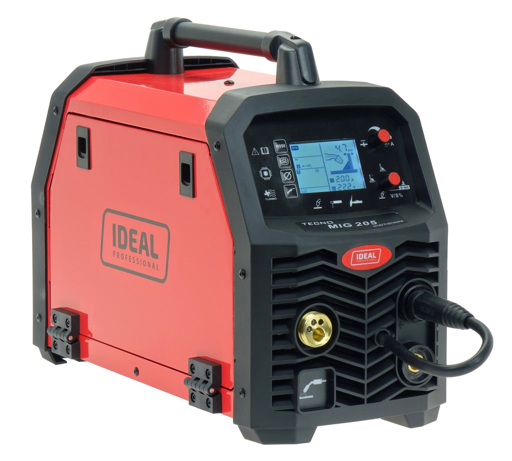 Aparat de Sudura Invertor MIG/MAG/TIG/MMA Synergic 205A 230V, TECNO MIG 205 LCD B-TMIG205LCDV3