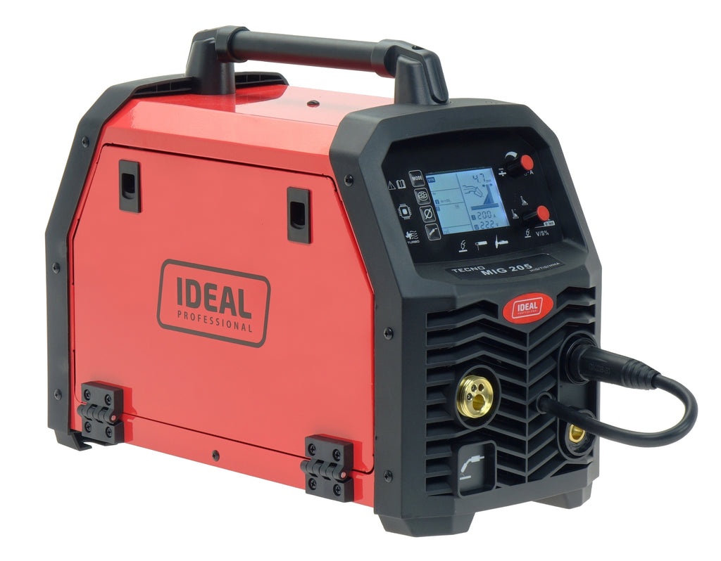 Aparat de Sudura Invertor MIG/MAG/TIG/MMA Synergic 205A 230V, TECNO MIG 205 LCD B-TMIG205LCDV3