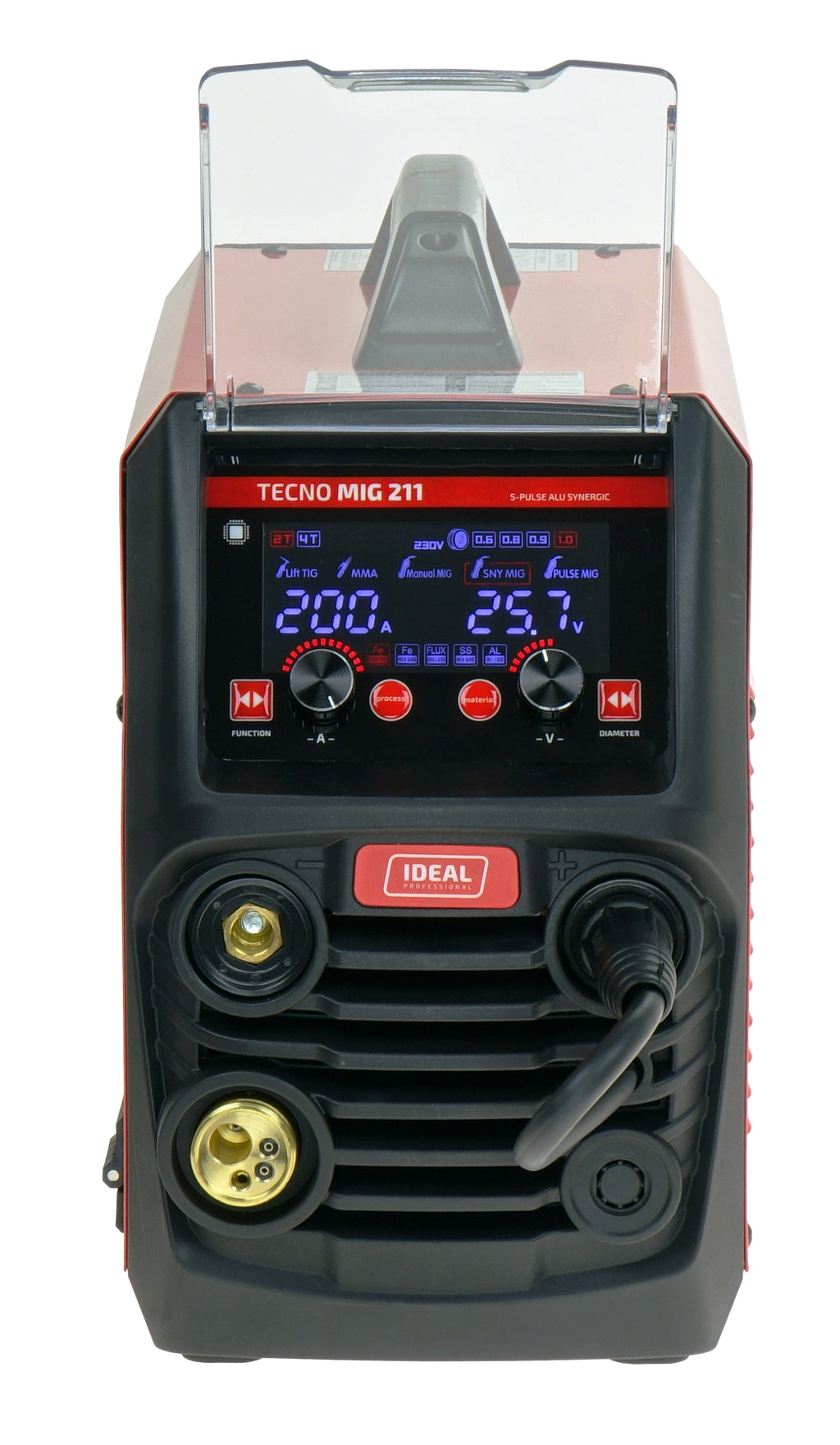 Aparat de sudura puls aluminiu MIG MAG TIG MMA Technomig TMIG211SP - imaginea 3