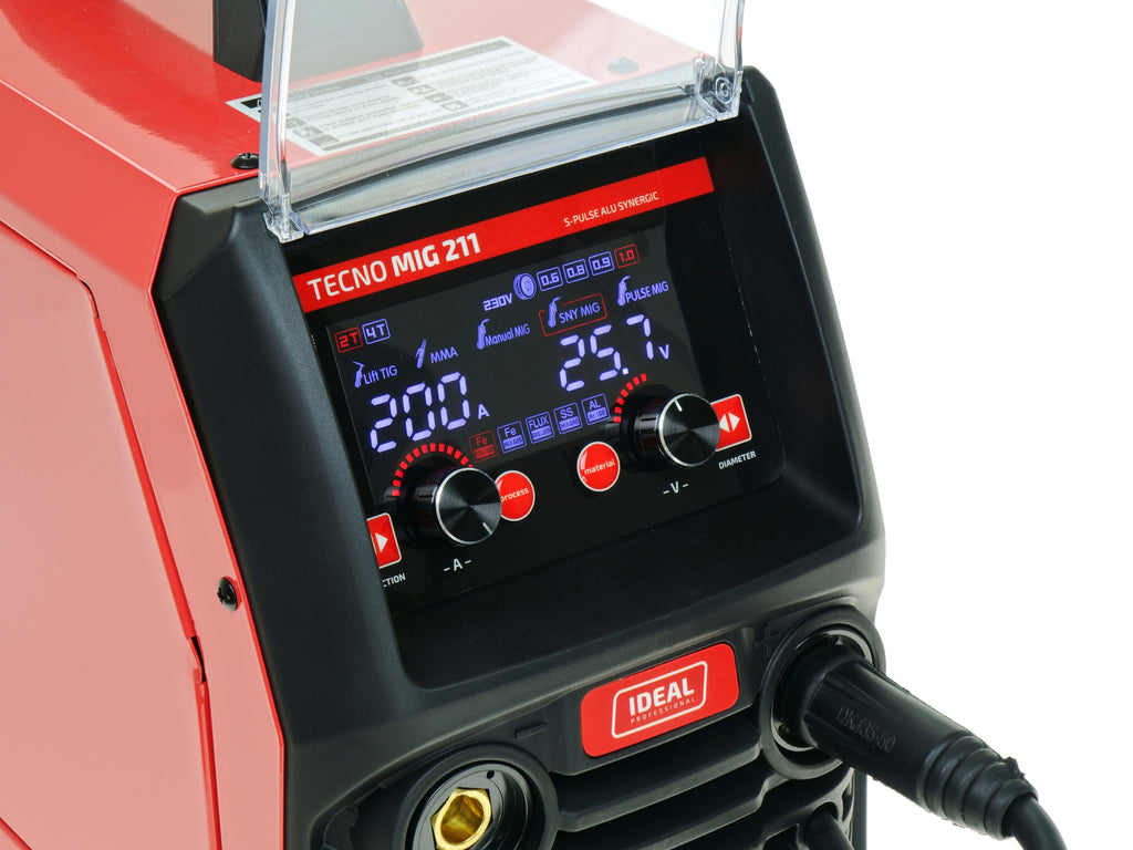 Aparat de sudura puls aluminiu MIG MAG TIG MMA Technomig TMIG211SP - imaginea 7