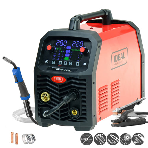 Aparat de sudura profesional MIG MAG TIG MMA 4x4 Technomig TMIG224LED