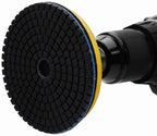 Set de Discuri Diamantate Gradatie 50 - 3000, Adaptor M12, Disc, Manusi, Kraft&Dele WDS2212