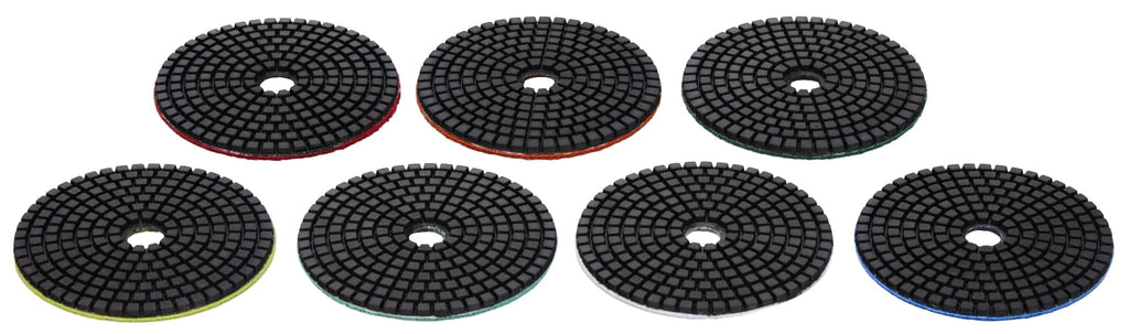 Set de Discuri Diamantate Gradatie 50 - 3000, Adaptor M12, Disc, Manusi, Kraft&Dele WDS2212