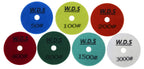 Set de Discuri Diamantate Gradatie 50 - 3000, Adaptor M12, Disc, Manusi, Kraft&Dele WDS2212