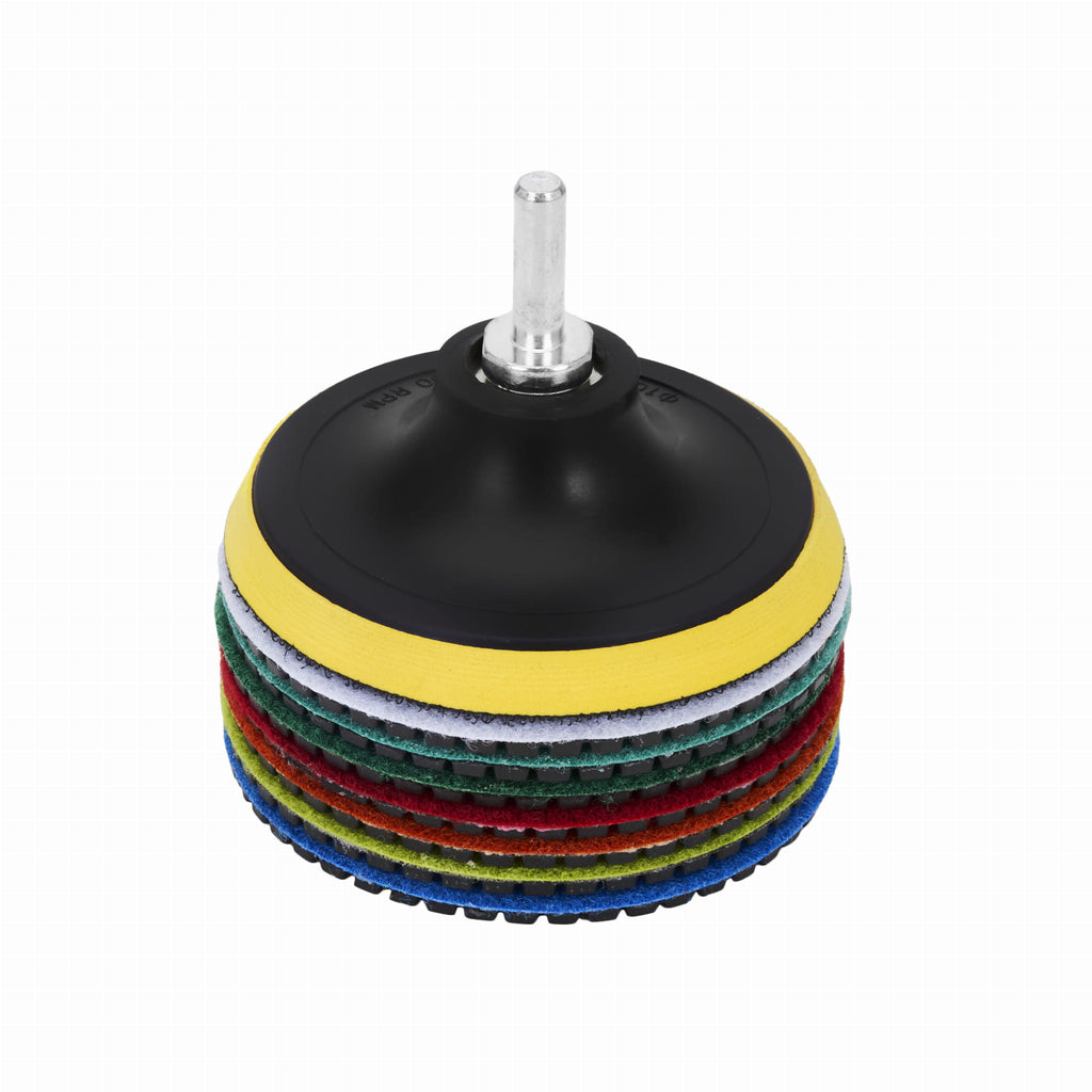 Set 7 discuri diamantate slefuire umeda, 100mm , WDS2212 - imaginea 11