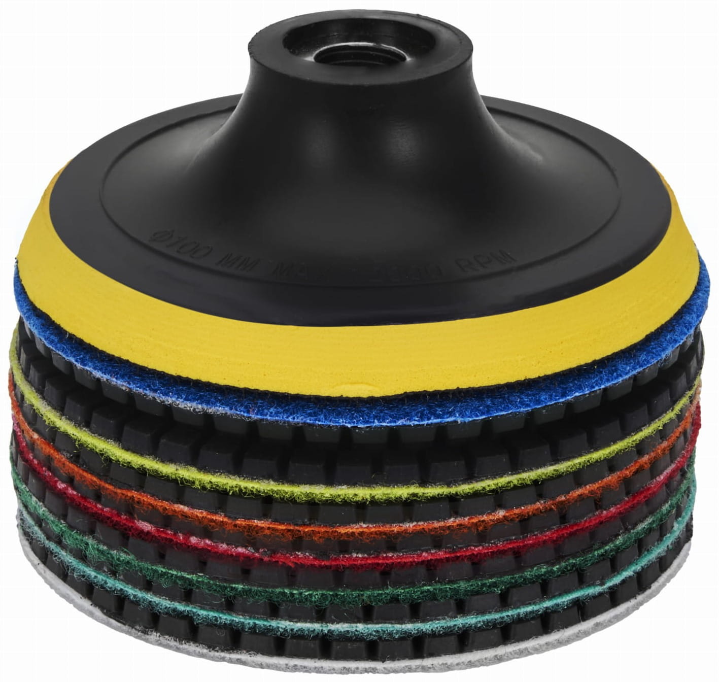 Set de Discuri Diamantate Gradatie 50 - 3000, Adaptor M12, Disc, Manusi, Kraft&Dele WDS2212