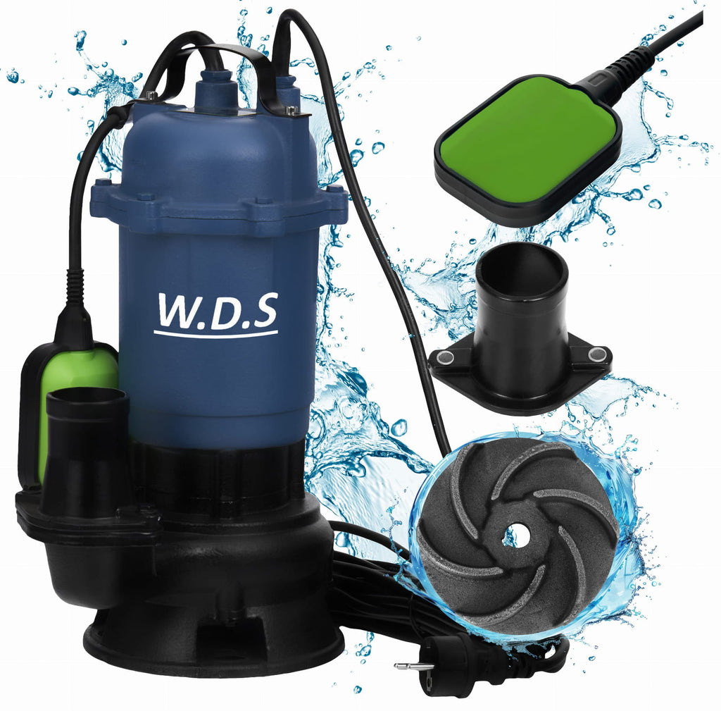 Pompa pentru Apa 2" 2850W 30000l/h + Plutitor, Kraft&Dele WDS2422
