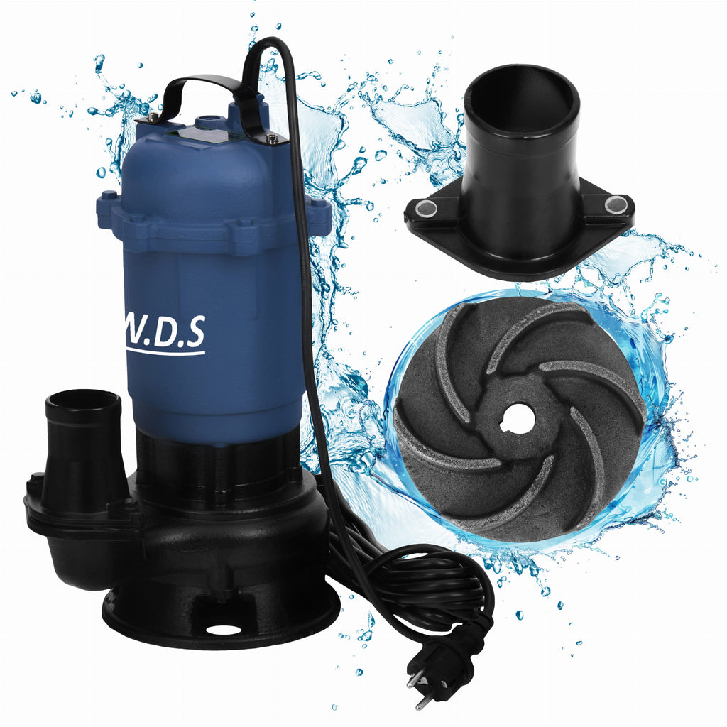 Pompa de apa murdara cu palete 2850W 2" 30000l/h , WDS2423 - imaginea 11