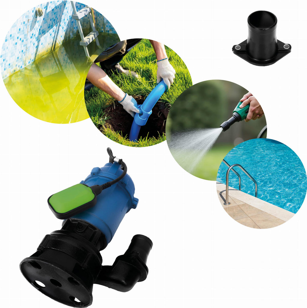 Pompa pentru Apa 2" 2850W 30000l/h + Plutitor, Kraft&Dele WDS2422