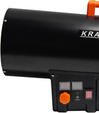 Tun de Caldura pe Gaz 40kw ,display Temperatura Programabil, cu Reductor si Roti Inclus, Kraft&Dele KD11701