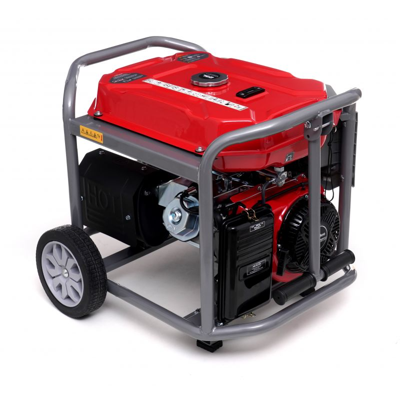 Generator de curent 6.4 kw monofazat cu roti si pornire electrica, Kraft&Dele KD634