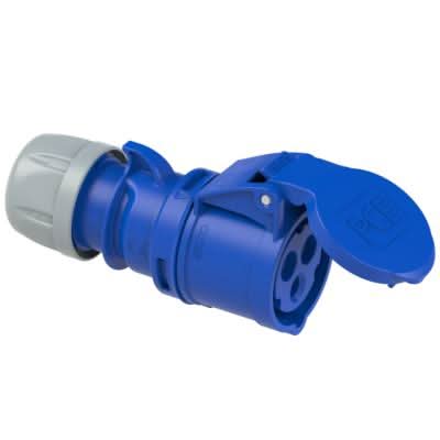 Priza pe cablu 3P 16A 220V IP44, APCE APCE-213-6