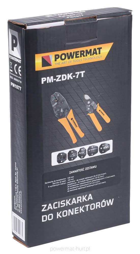 Set 2 clesti pentru sertizare cabluri electrice 7 in 1 PM-ZDK-7T , Powermat PM1077 - imaginea 8
