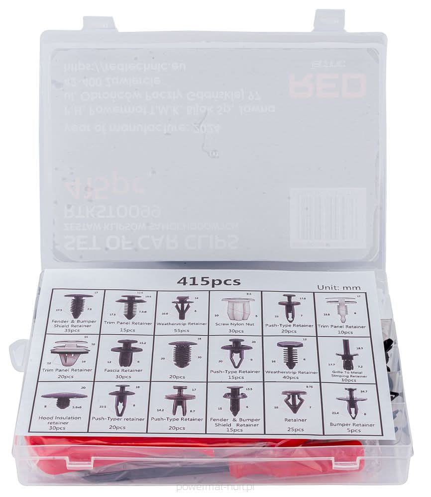 Cleme si agrafe auto 420 buc , Redtechnic RTKST0099 - imaginea 5