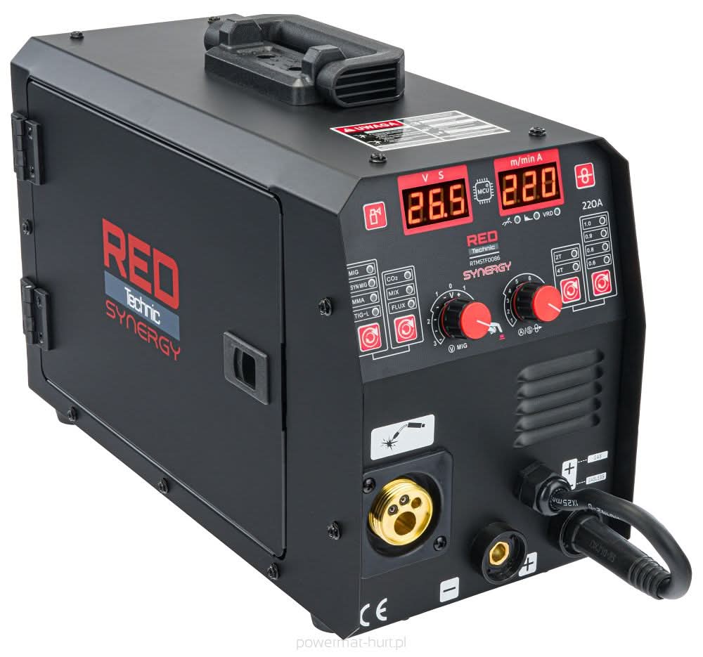 Aparat de sudura migomat MIG MAG MMA LIFT-TIG , Redtechnic RTMSTF0086 - imaginea 3