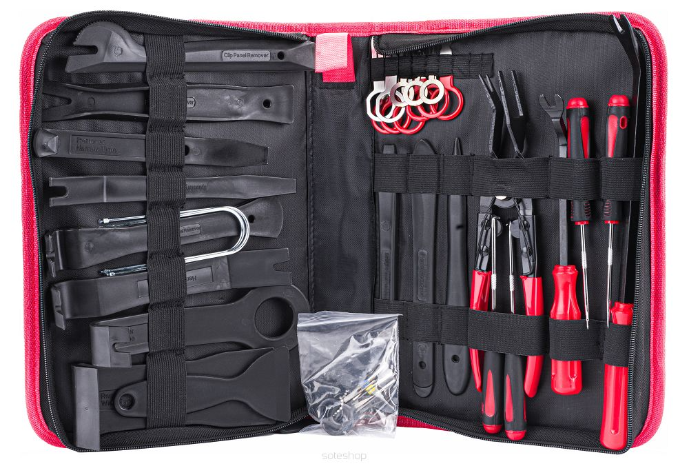Set de extragere tapiterie 43 elemente , Redtechnic RTSDT0012