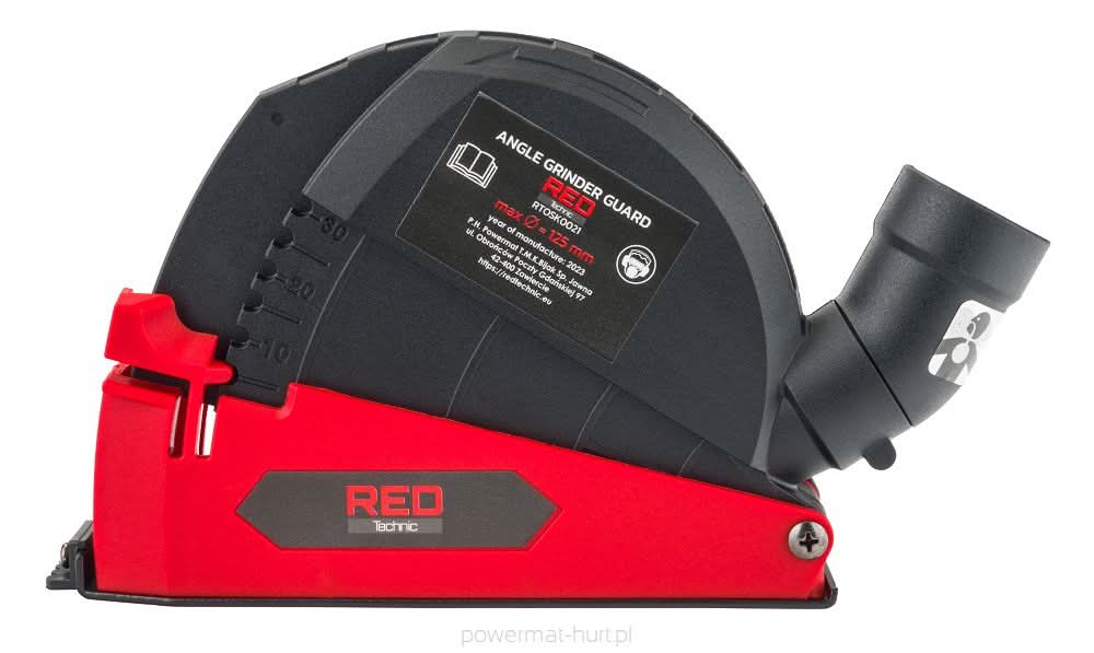 Capac aspirare pentru polizor unghiular, Redtechnic RTOSK0021 - imaginea 3