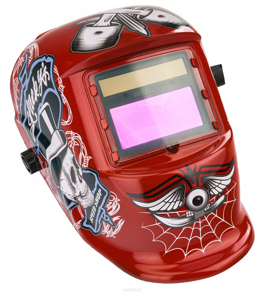 Masca de sudura , automata cu cristale lichide , 3 reglaje , Red Technic RTAPS0061