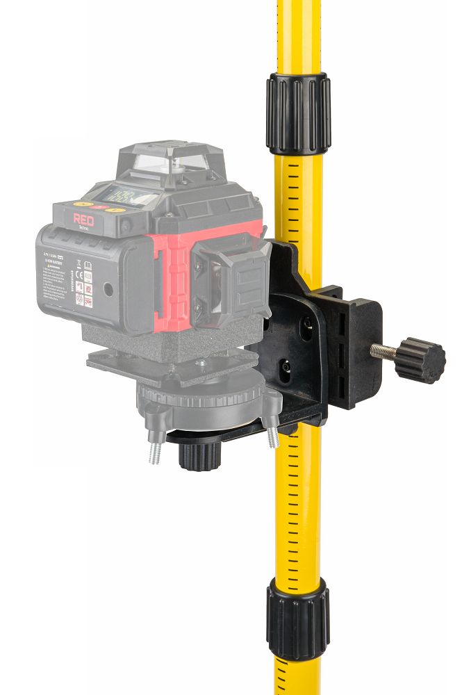 Trepied telescopic pentru nivela laser, inaltime maxima 4 m, Redtechnic RTTPLK0039 - imaginea 7