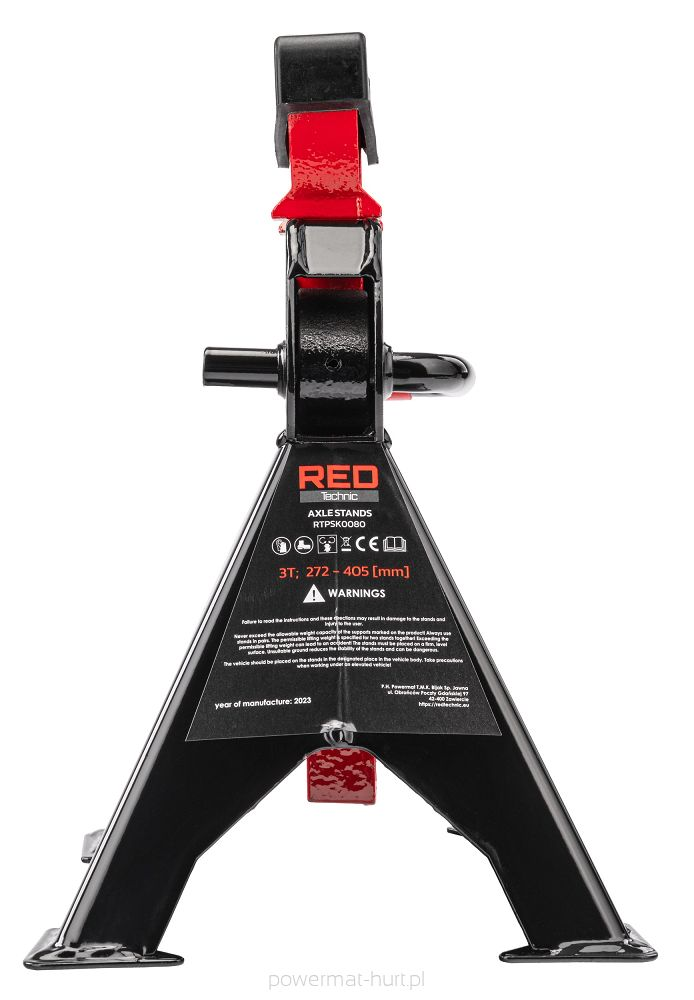 Set 2 capre auto cu autoblocare 3 T, Redtechnic RTPSK0080 - imaginea 6