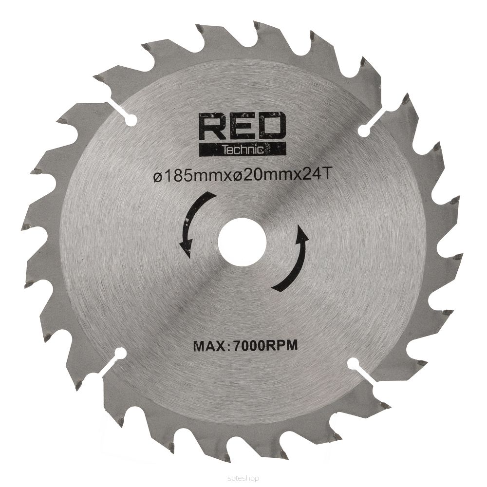 Ferastrau circular 2300w , 185 mm , Red Technic RTRPT0007